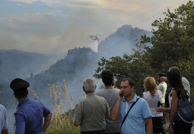 Συντριβή δύο ιταλικών μαχητικών έπειτα από σύγκρουση στον αέρα